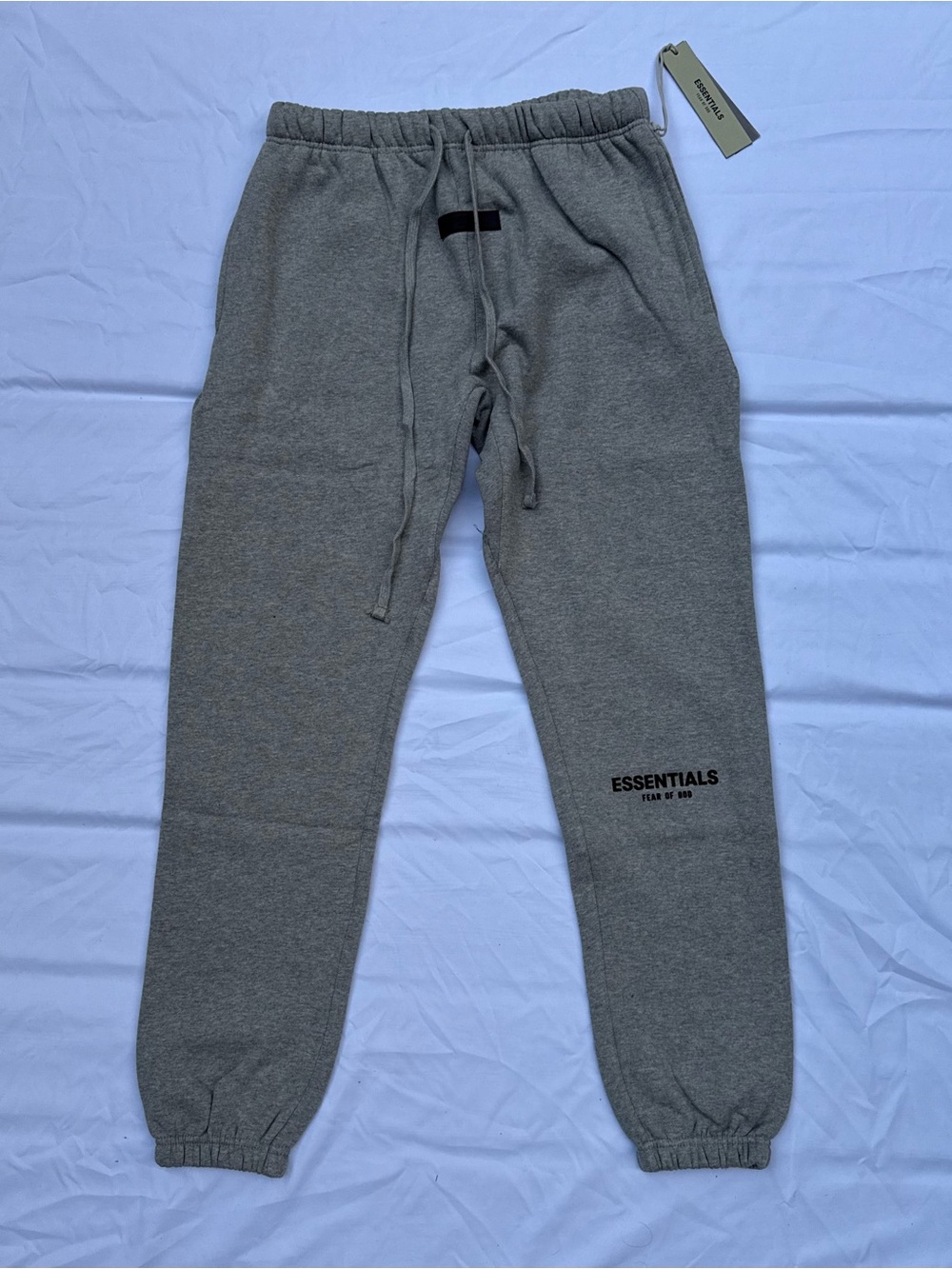 AUTHENTIC Essentials Fear Of God Cuffed Sweatpants - Dark Oatmeal